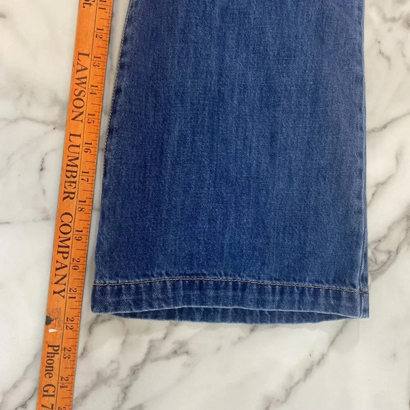 Hollister Ultra High-Rise Culotte Jeans Women Size 3 26 x 22 Blue Denim Wide Leg - Picture 8 of 11